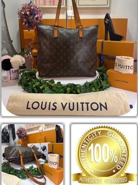 ELEGANT LOUIS VUITTON LARGE MONOGRAM TOTE!